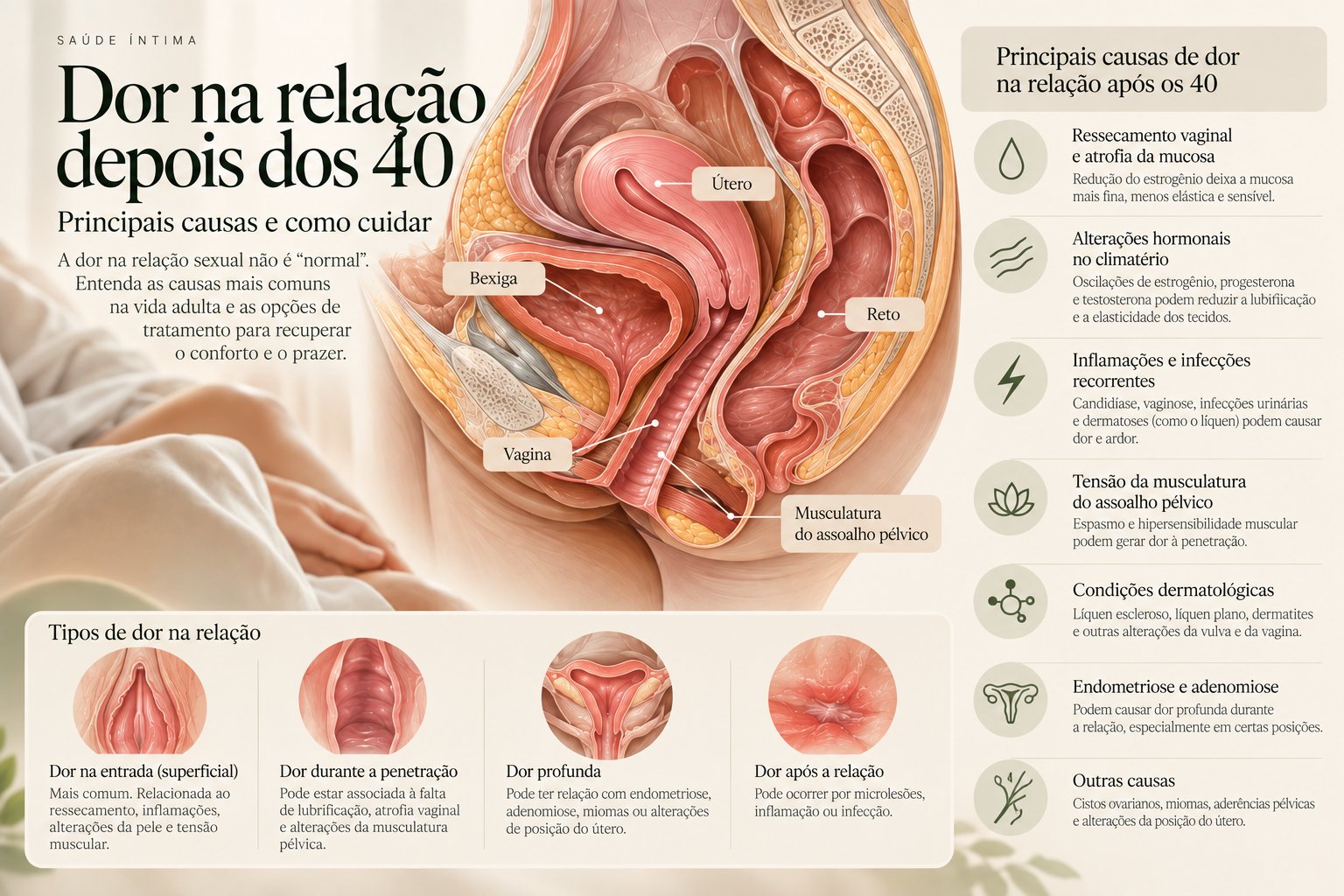 Dor na relação depois dos 40: por que merece investigação